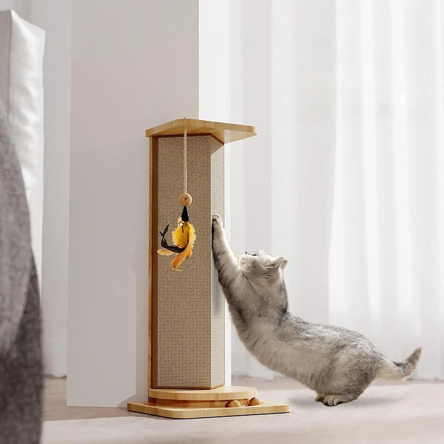 Griffoir pour chat - CatScratcherPost™ - Famille Royal Chat