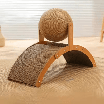 Griffoir pour Chat - Scratch&PlayCatBoard™ - Arc - Famille Royal Chat