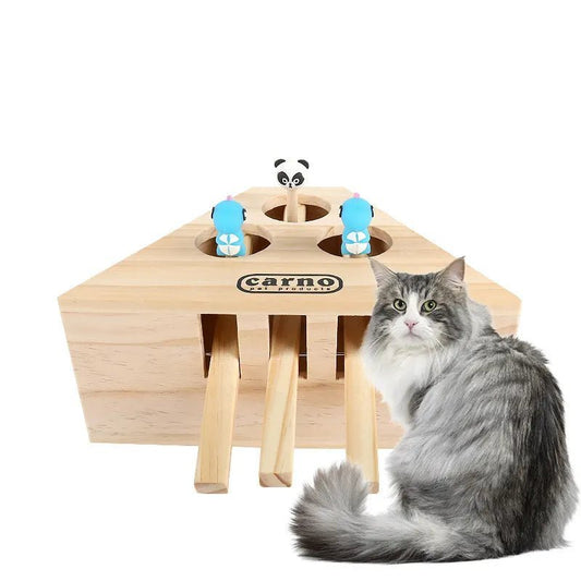 Jouet Interactif Chat - PawHunter™ - 3 Trous - Famille Royal Chat