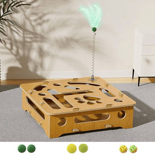Jouet pour chat - CatPuzzleToy™ - Famille Royal Chat